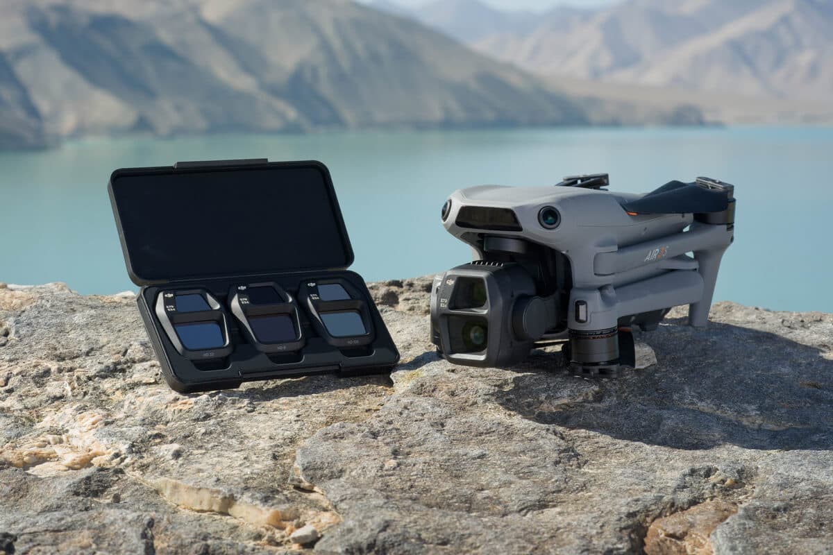 DJI Air 3S ND filters in their case